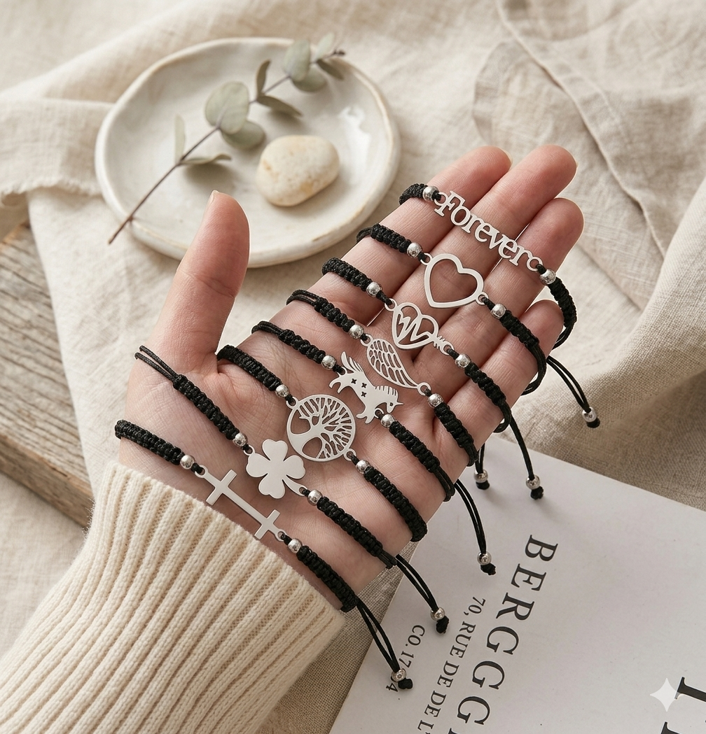 ✨ Lote de 12 pulseras  de la Conexión - Amuleto y Estilo ✨