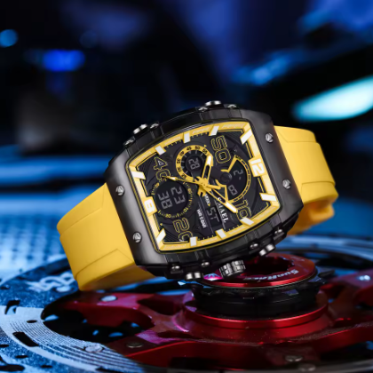 Reloj SMAEL Cuadrado Hombre - 4 Colores